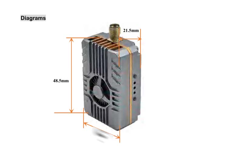 analog video transmitter 1.2g 1.3g 5.5w 9ch vtx f11 receiver vrx fpv drones (copy)