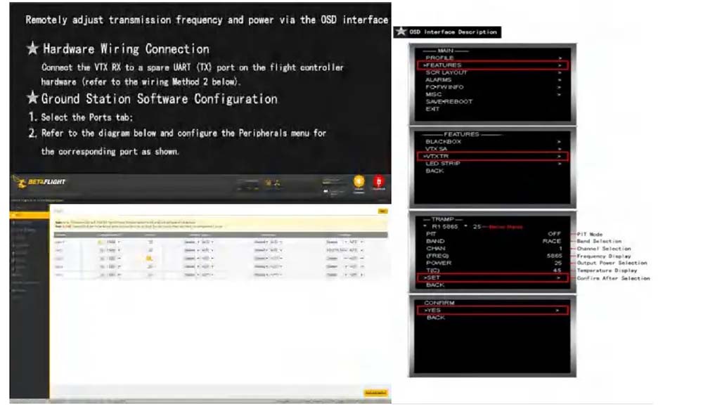analog video transmitter 3.3g 4.5w 64ch receiver vtx f10 vrx vtx fpv drones