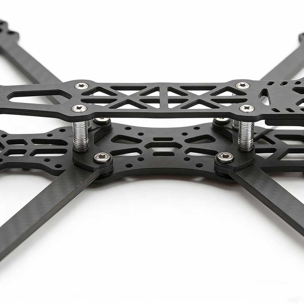 mark4 v1 7 inch long range fpv drone frame carbon fiber racing quadcopter